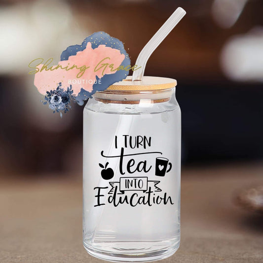 I turn tea into education