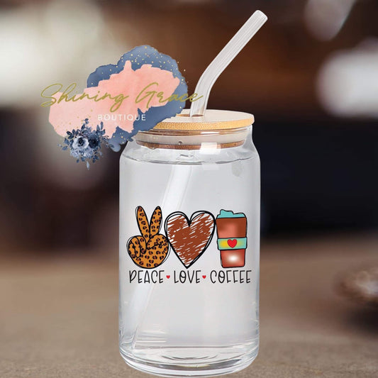 Peace love coffee