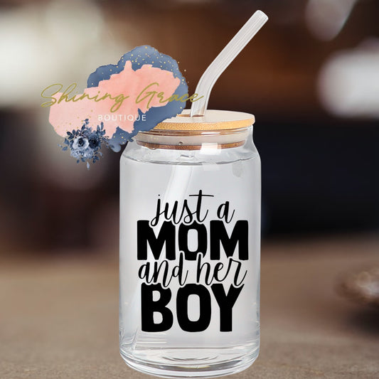Just a mom and her boy
