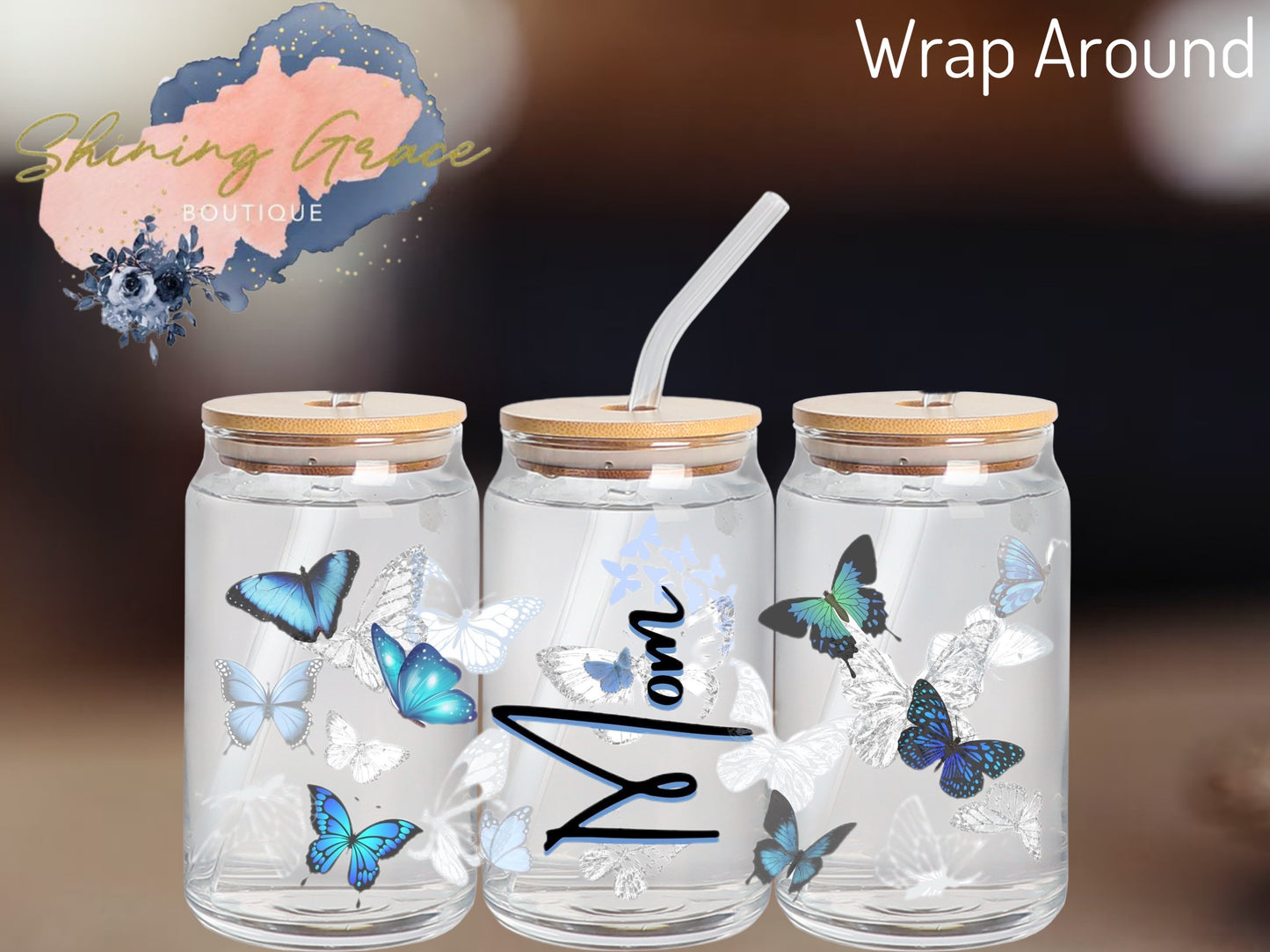 Wrap Around- Butterfly Mom