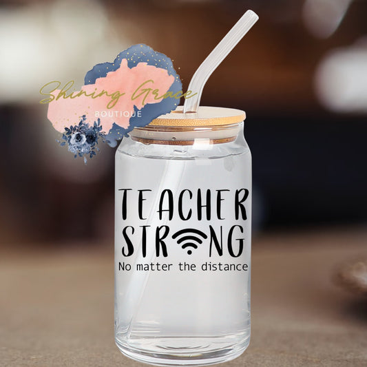 Teacher strong no matter the distance