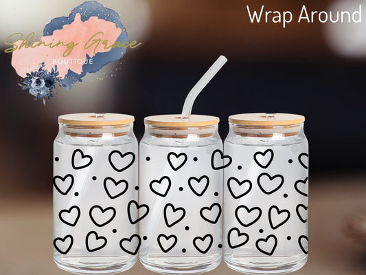Wrap around hearts