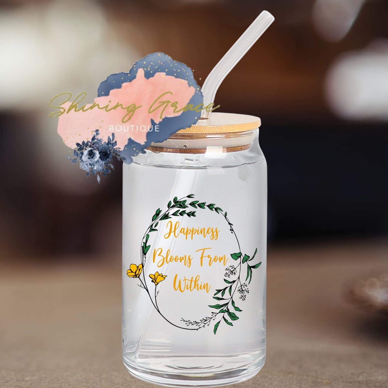 Happiness blooms from within