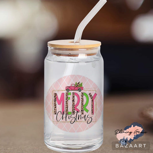 Merry Christmas pink