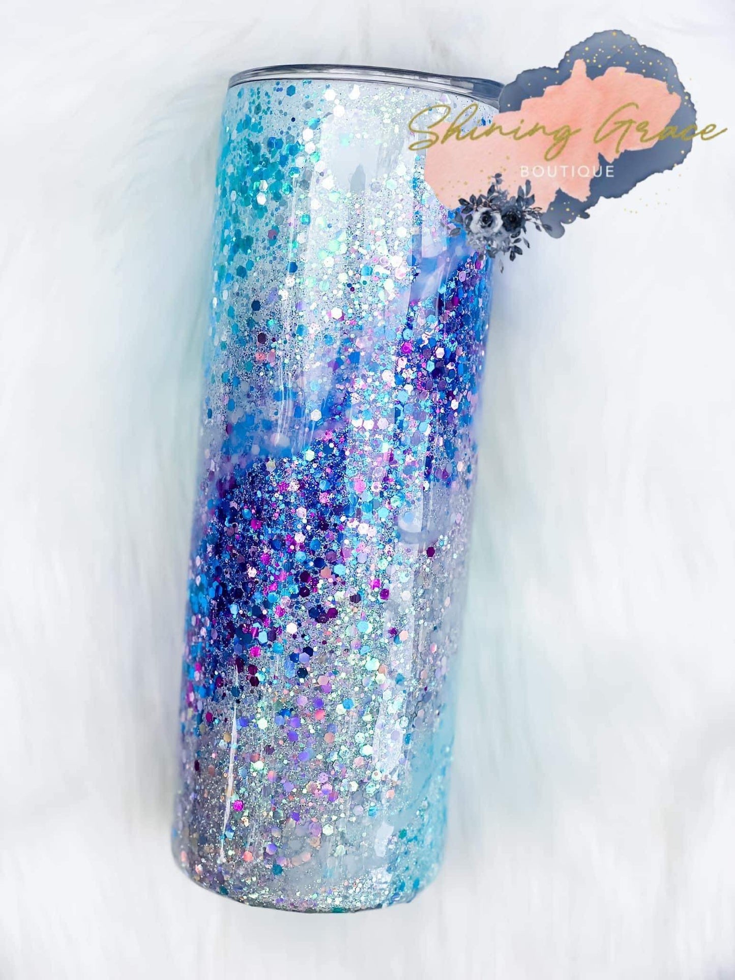 Blue purple and white Milky Way