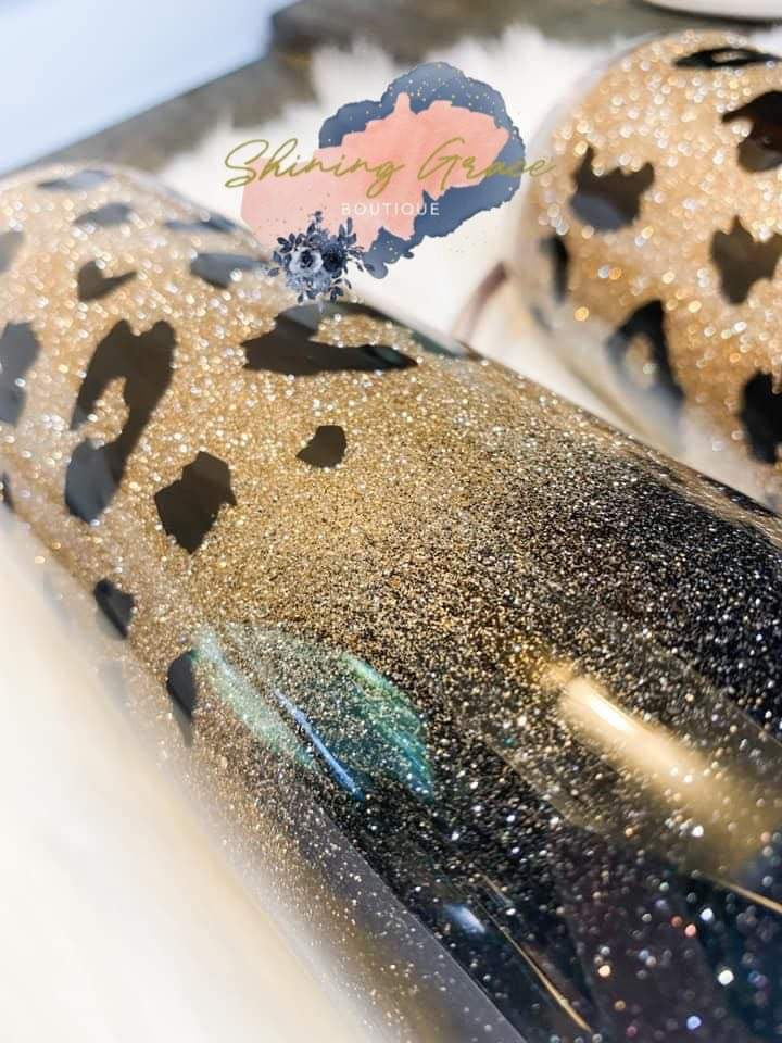 Leopard and black