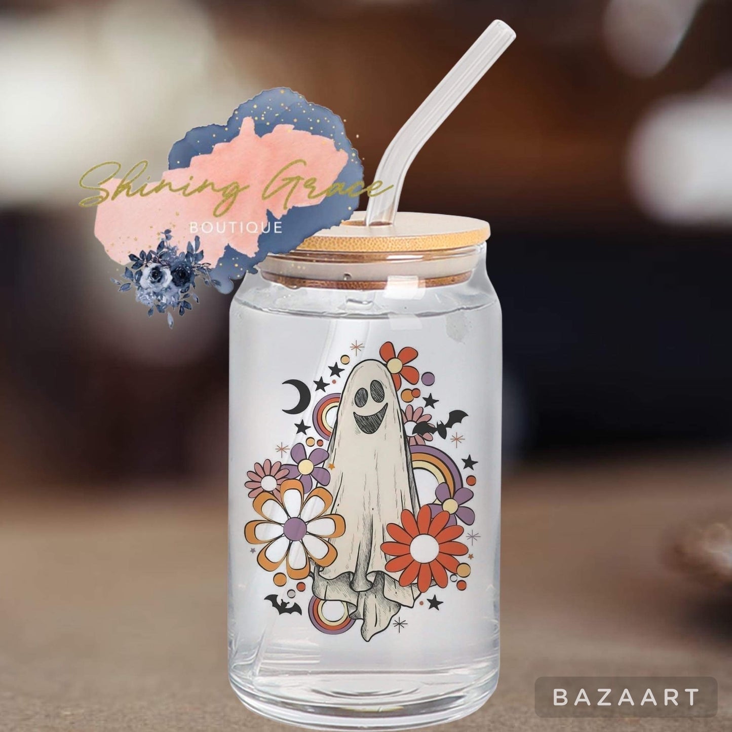 Cute ghost floral