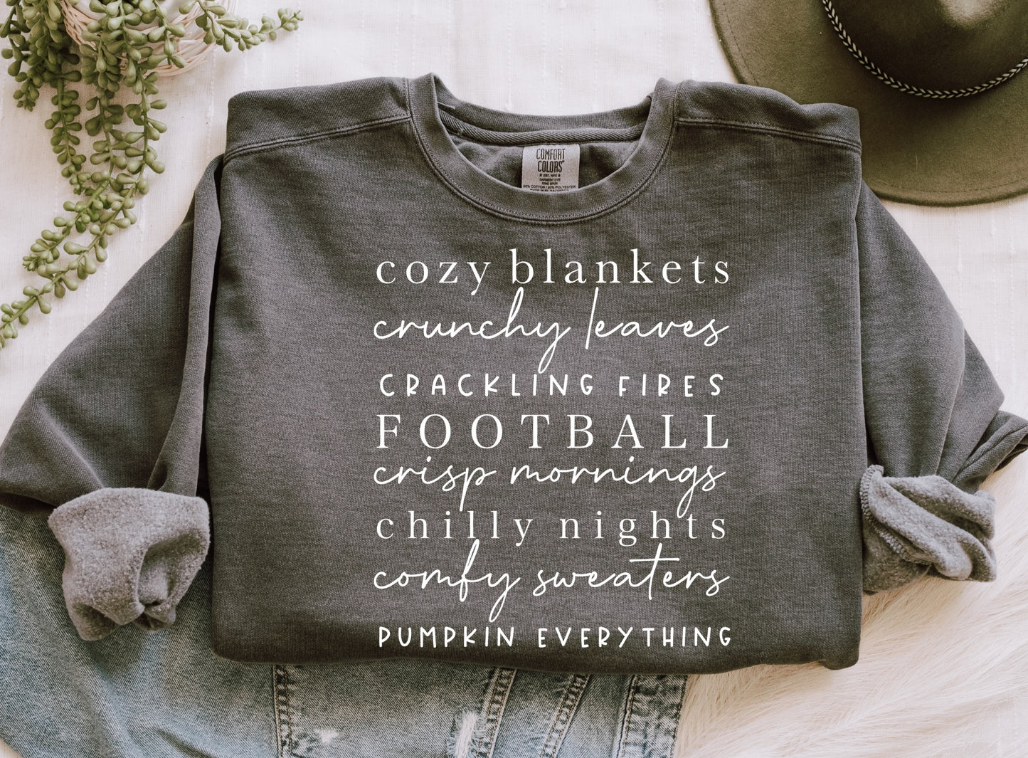 All the fall things sweatshirt