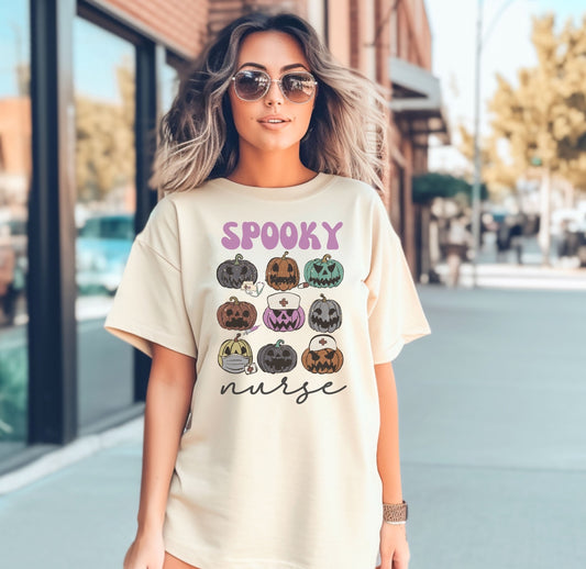 Spooky nurse tee