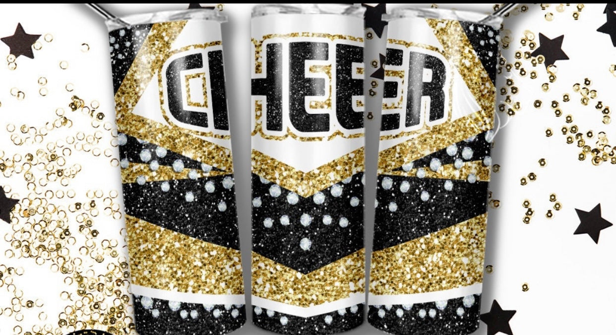 Black and gold cheer