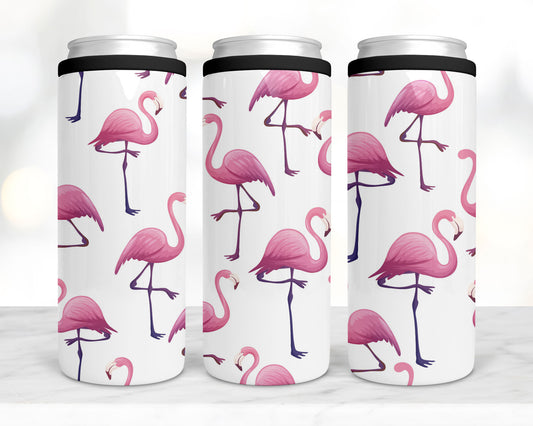 Flamingo koozie