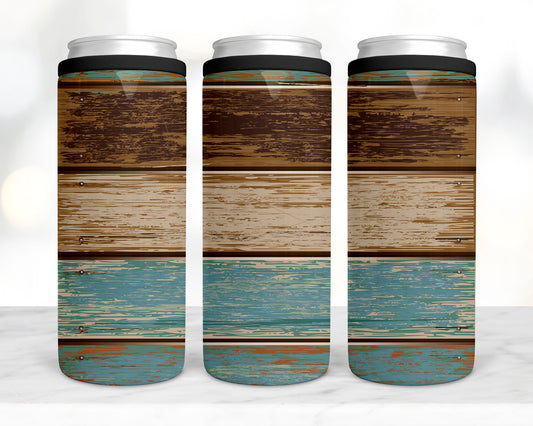 Country barnwood koozie