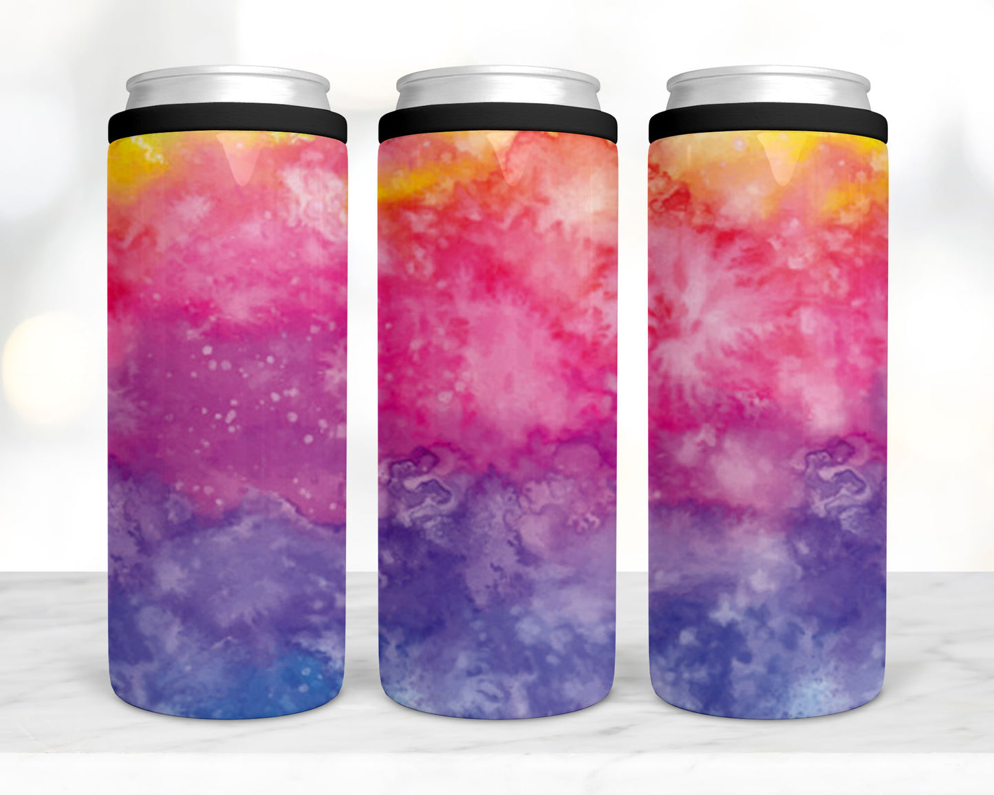 watercolor koozie