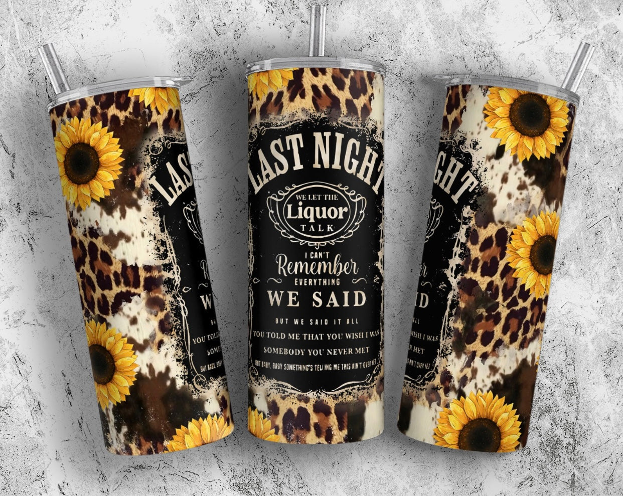 Last night sunflowers