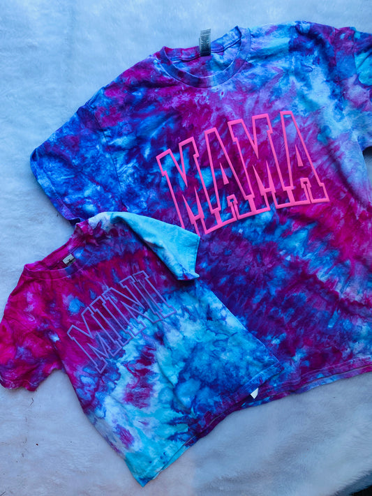 Tie dye mama / mini