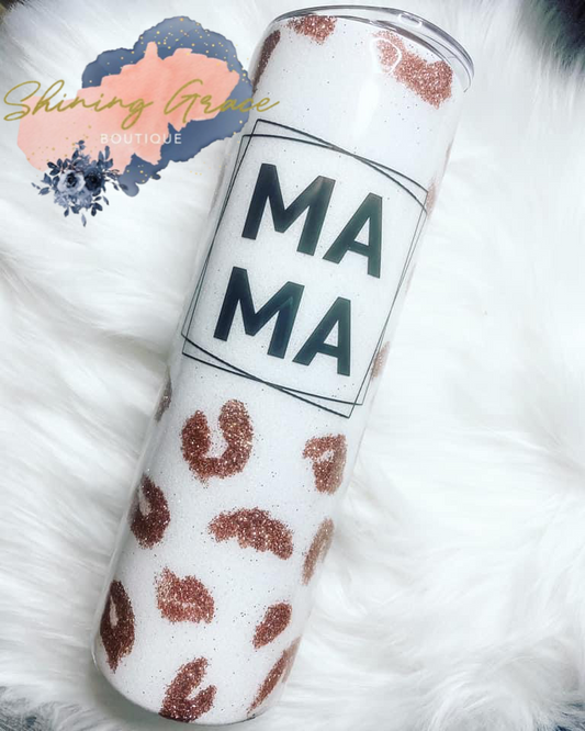 Glitter Leopard Mama