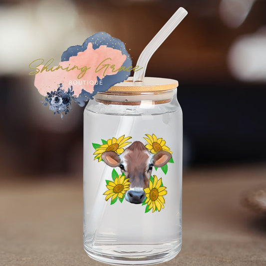 Sunflower cow