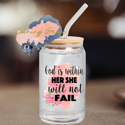 God is within her, she will not fail