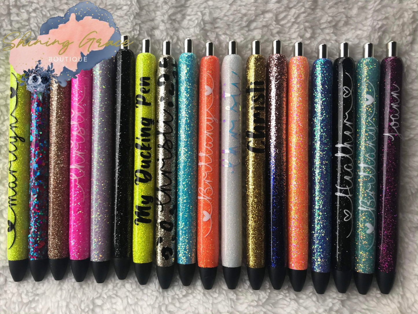 Custom Glitter Pen