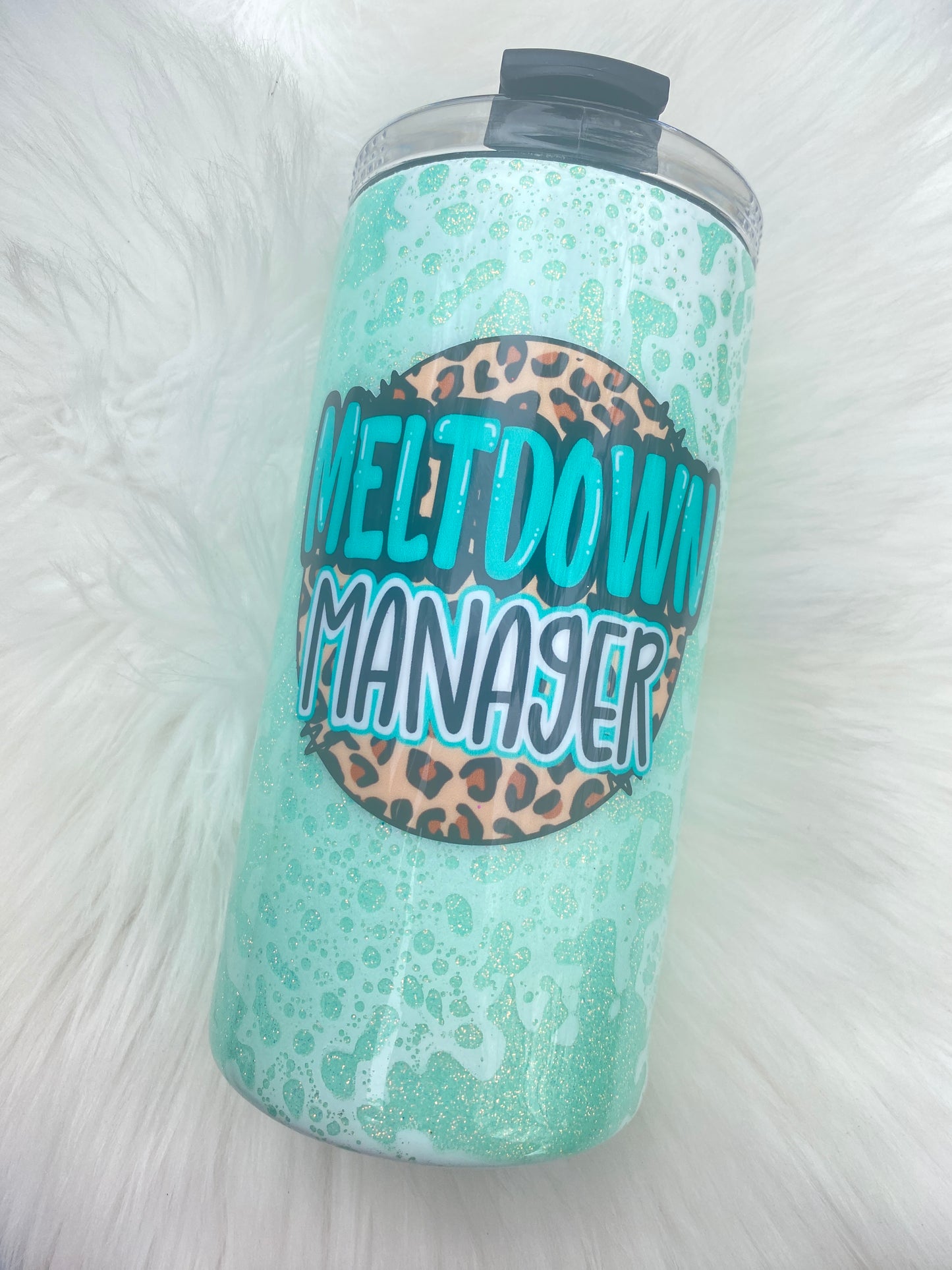 Meltdown manager koozie