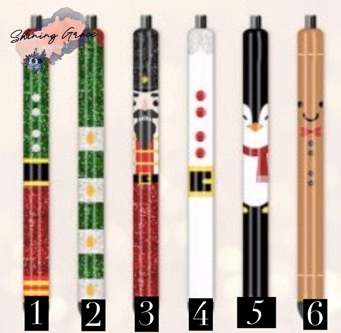 Christmas pens