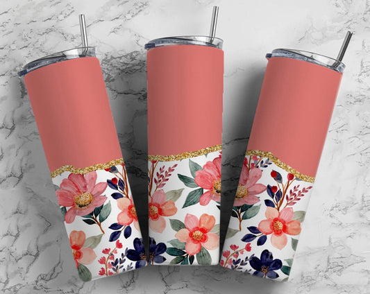 Coral spring floral