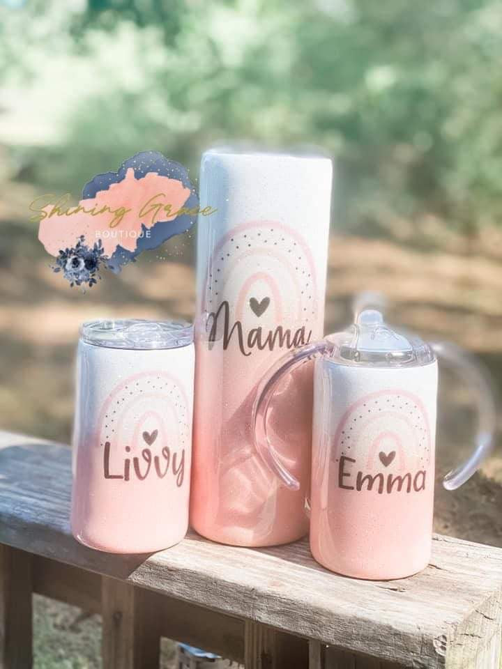 Mama mini pastel pink